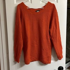 Burnt orange fall sweater